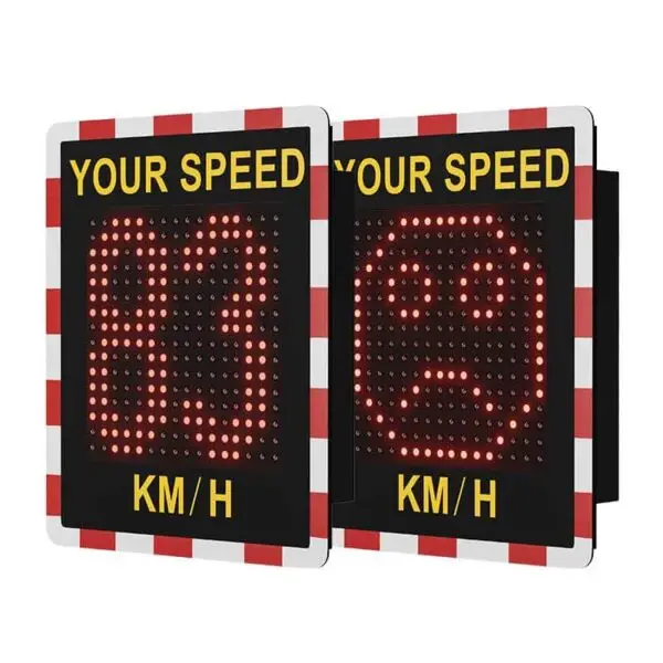 High Quality Euro P20 Module LED Solar speed radar sign Traffic Detector Doppler radar Sensors Led speed Limited Signs