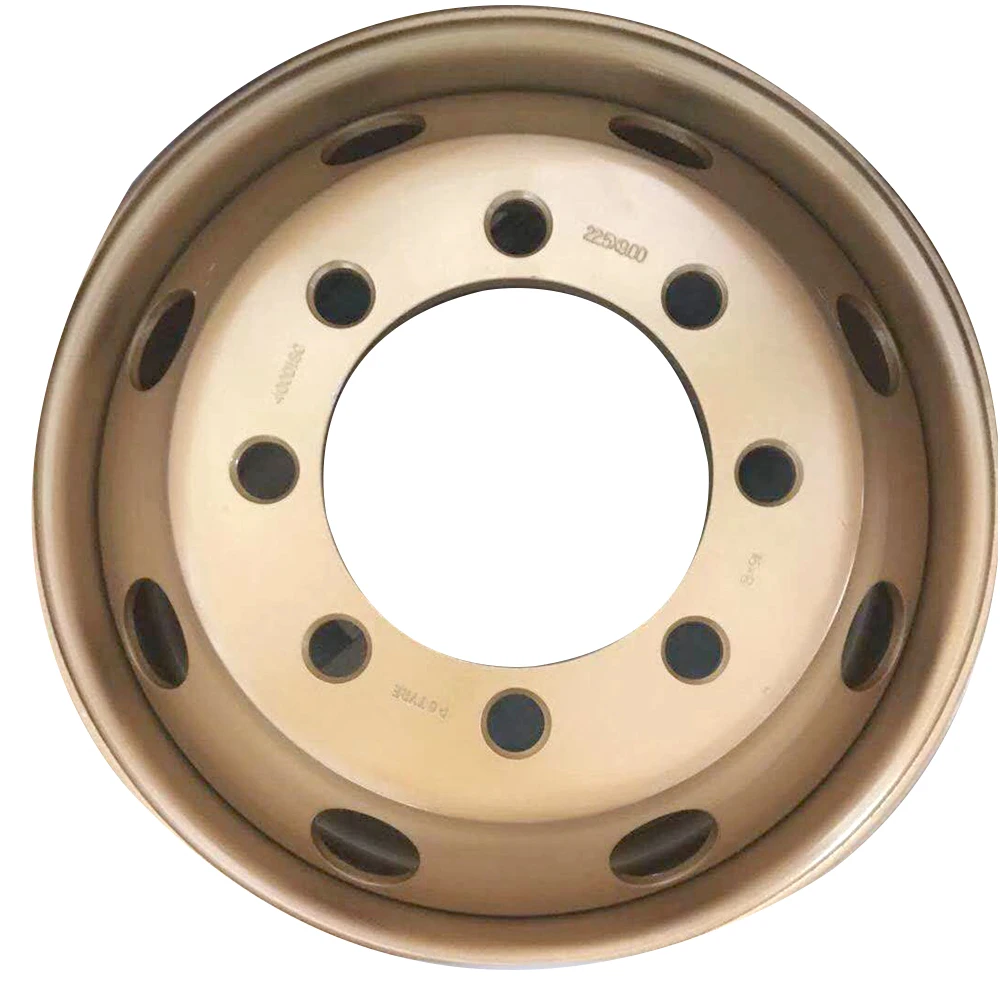 22.5X6.75/7.50/8.25/9.00/9.75/11.75 Factory Prices Construction  Agriculture vehicles  steel wheels  rims TUBELESS STEEL WHEELS