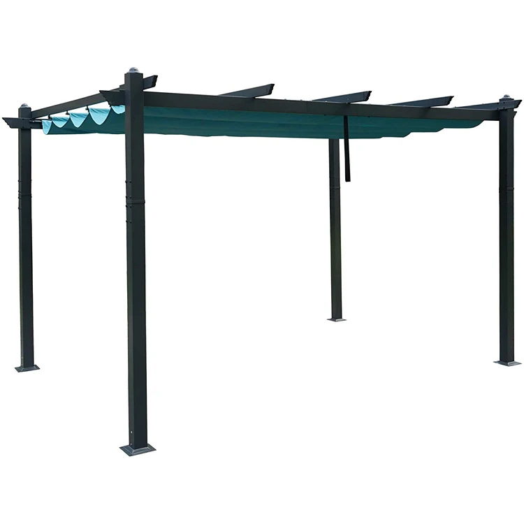 Aluminum Pergola with roof outdoor gazebo BBQ tent