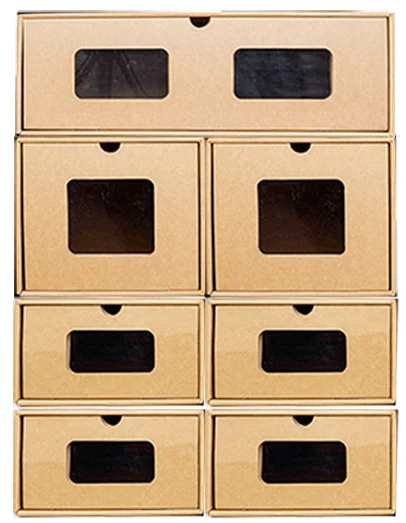 Manufacturer custom recycle corrugated cardboard paper packaging folding box for dress