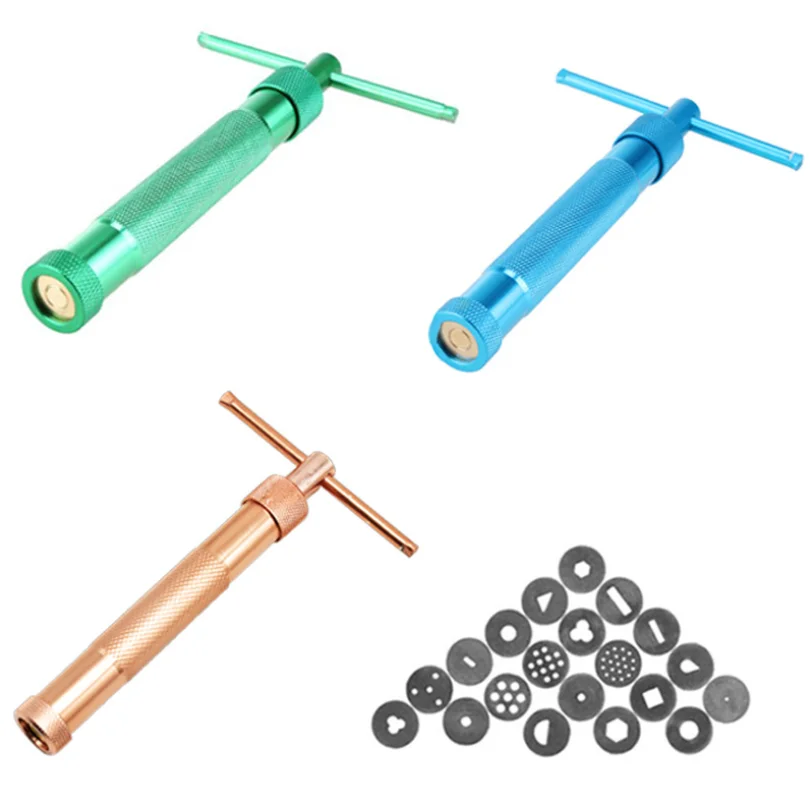 Hot Sales Cake Decoration Sugar Paste Clay Extruder Metal Cookie Press For Clay Craft