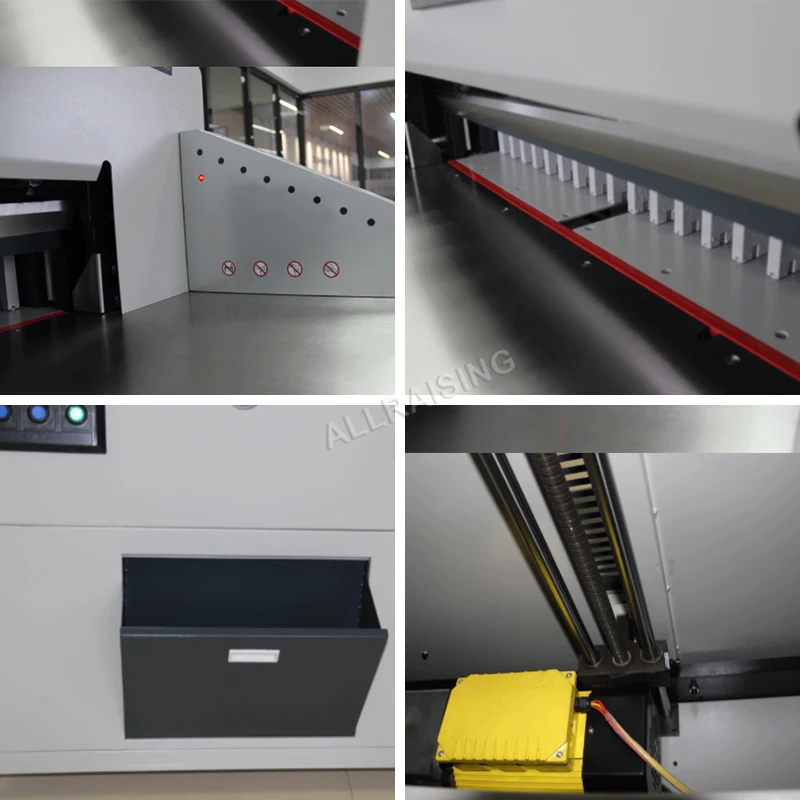 Automatic hydraulic small a4 ream paper guillotine paper sheet cutter machine cut guillotine paper cutting machine for sale