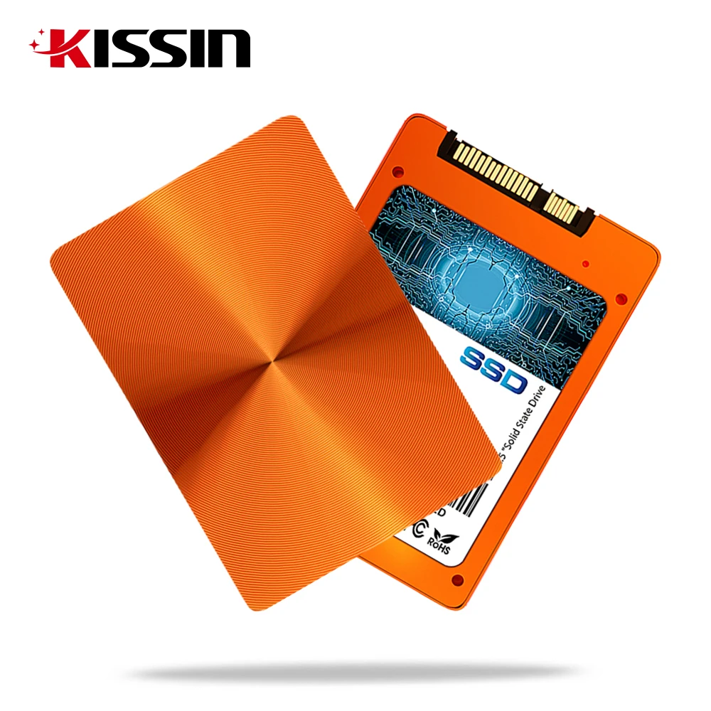Kissin 2.5 Inch Hard Disk SSD Hard Drive Factory Direct Portable Metal SATA 3 128GB 256GB 512GB 1TB 2T Sata 3.0 501-600MB/S