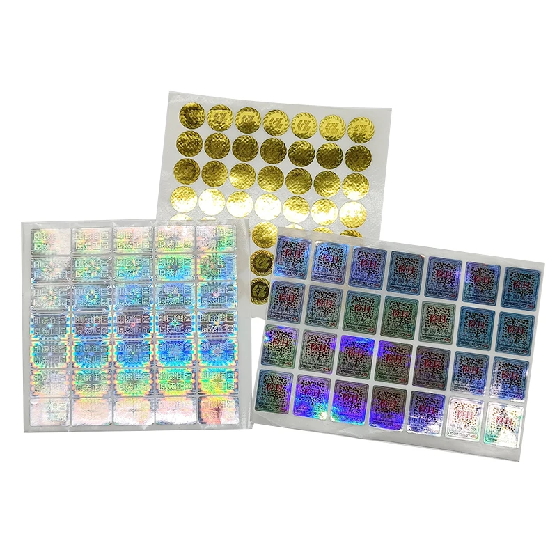 Custom Holographic Labels Self-adhesive Paper Label Laser Hologram Sticker