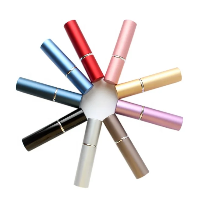 5ml 10ml Anodized Aluminium  Perfume Travel Atomizer