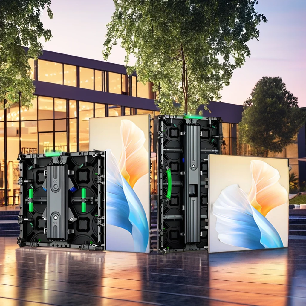 High Resolution P3.91 Movable LED Wall Panel Indoor/Outdoor High Brightness Rental LED Video Screen for Advertising & Media Use