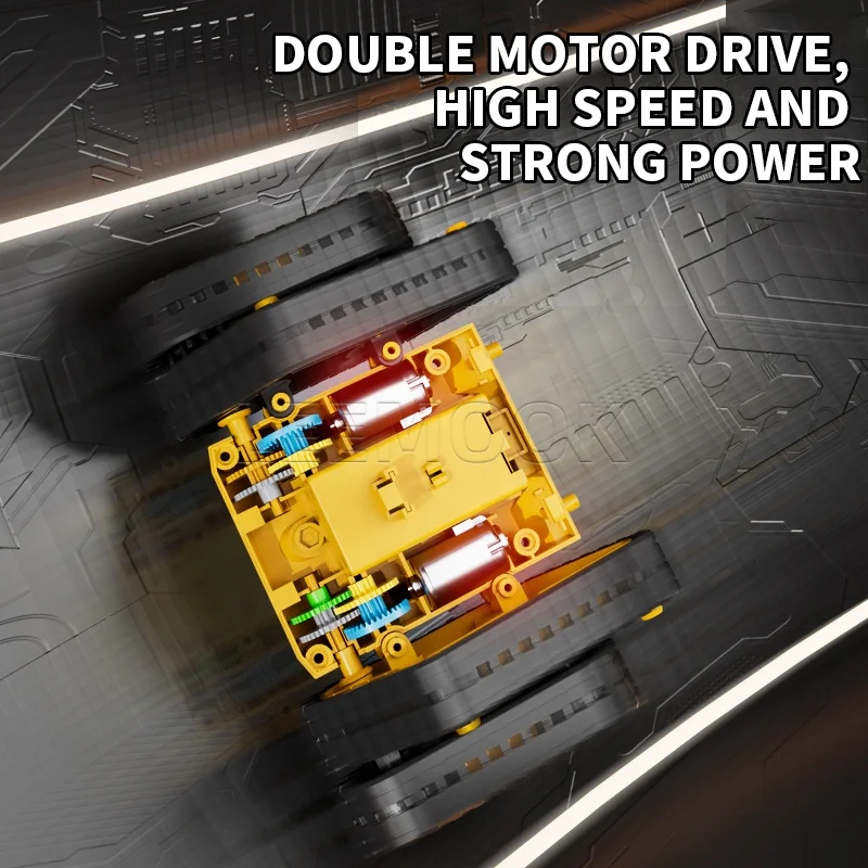 Leemook Hot Radio Control Excavator Bulldozer 2.4G RC Die Cast Construction Truck Toys Set 4-in-1 Engineering Vehicle