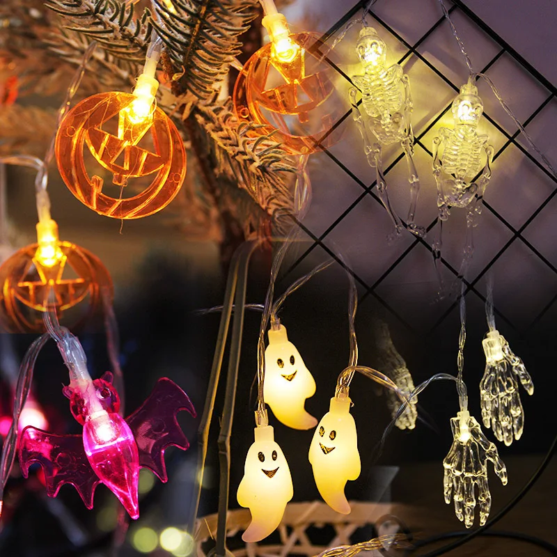 Halloween 2024 Exquisite Crafts Supplier Window Home Decorations LED Halloween Atmosphere Decorative Light String
