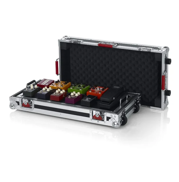 Guitar Effect Pedals PEDALBOARD Large Tour-grade Pedal Board Case Aluminum SGS Tool Case Plastic Stereo Volume Pedal Case Bingo