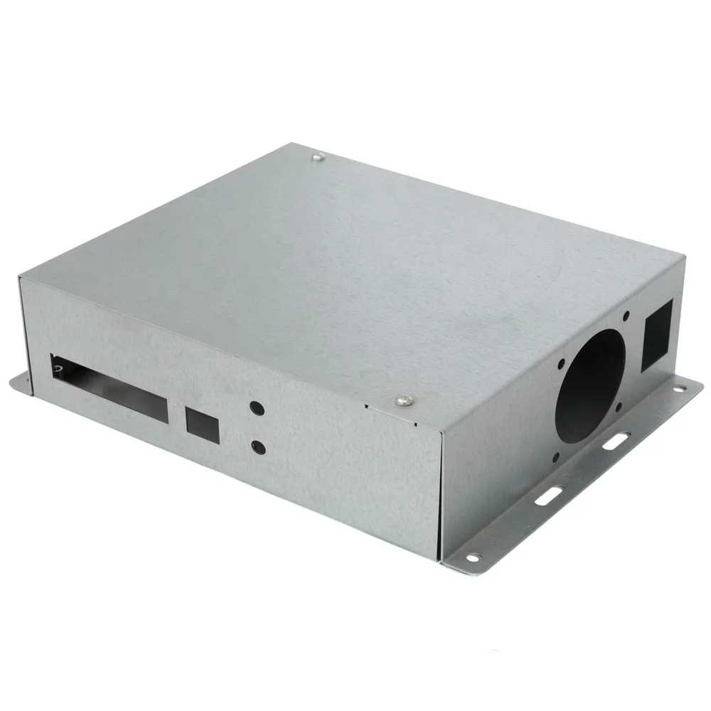 Custom stainless steel laser-cut metal sheet metal service amplifier cabinet aluminum box chassis