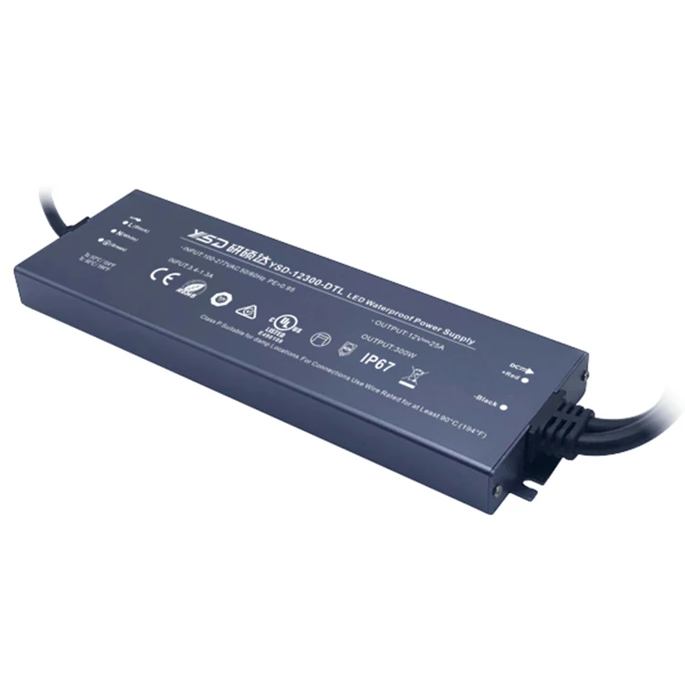 waterproof led power supply 12v 24v 60w 100w 200w 300w 350w 400w ip67 led driver for outdoor led lighting