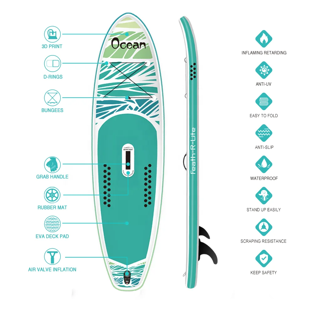 
Funwater sup Drop shipping stand up inflatable paddle board cheap paddle boards paddleboard 