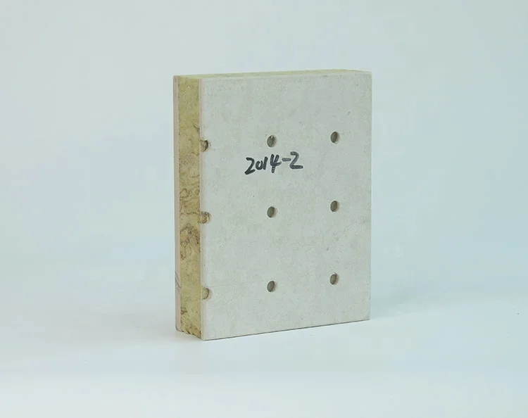 Outdoor Damping Building Material Decorative Board Composite Rock Wool Pu Insulation Sandwich Wall Exterior Siding Panel