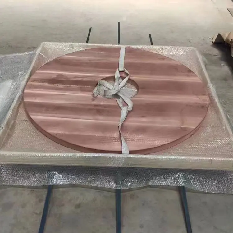 Red Punched Ring Washer Metal Round Copper Gasket