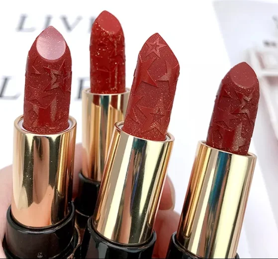 Wholesale high quality snake ring gold lipstick private label waterproof luxury matte lipstick luxury makeup