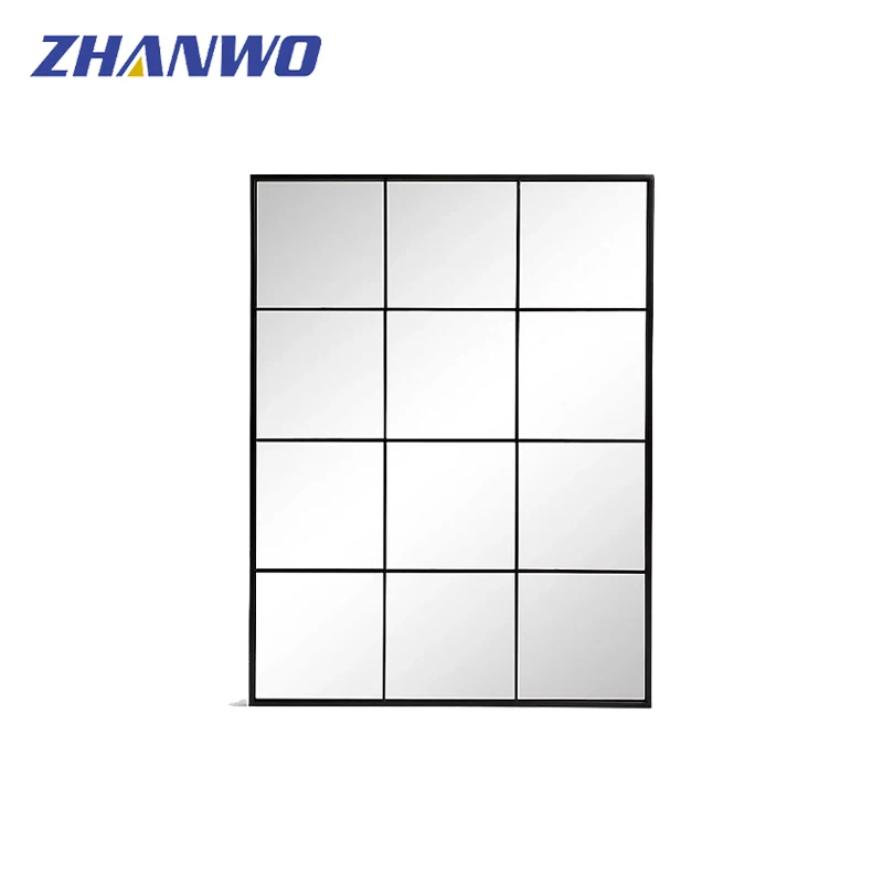 European Double Panels Swing Style Hurricane Impact Windows Casement