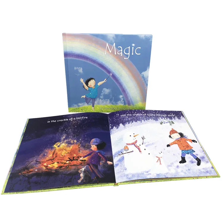 Custom High Quality Full Color Glossy Paper Kids Story Book Printing For Children