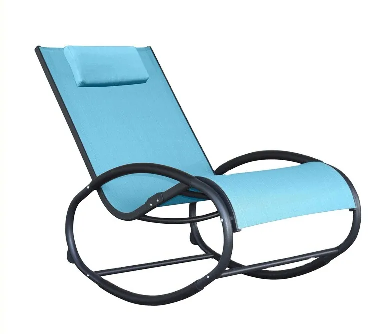 UKEA  Zero Gravity Orbital Lounger Rocking Chair Outdoor Aluminum Comfortable Rocking Outdoor Deck Chair