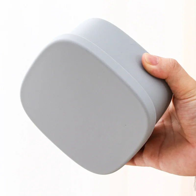 Eco-friendly  Food Storage Box Square High Temperature Resistance Preservation Silicone Bento Lunch Box