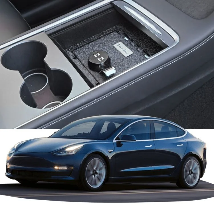 Автозапчасти центральная консоль сейф для Tesla модель Y & 3 подлокотник коробка хранения охранная