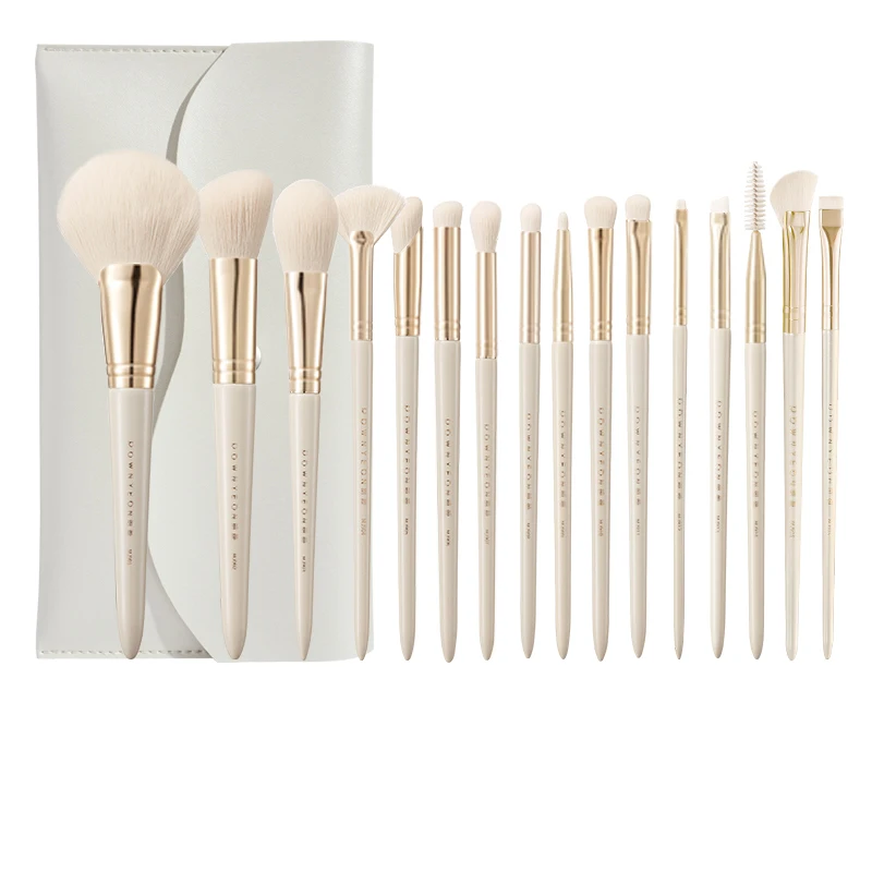 14pcs 16pcs Factory Big Discount Professional Makeup Brushes Set Vegan Material Cosmetic Brushes for Makeup
