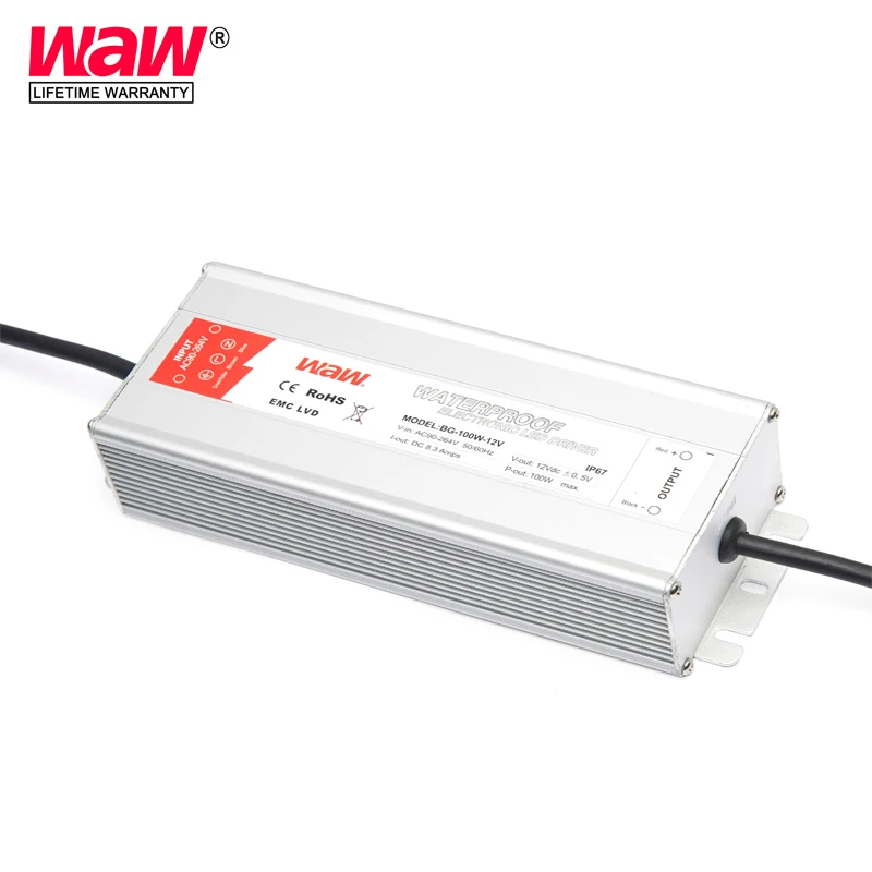 WODE Products China Ip67 водонепроницаемый 100W 5V 20A импульсный источник питания BG-100-5