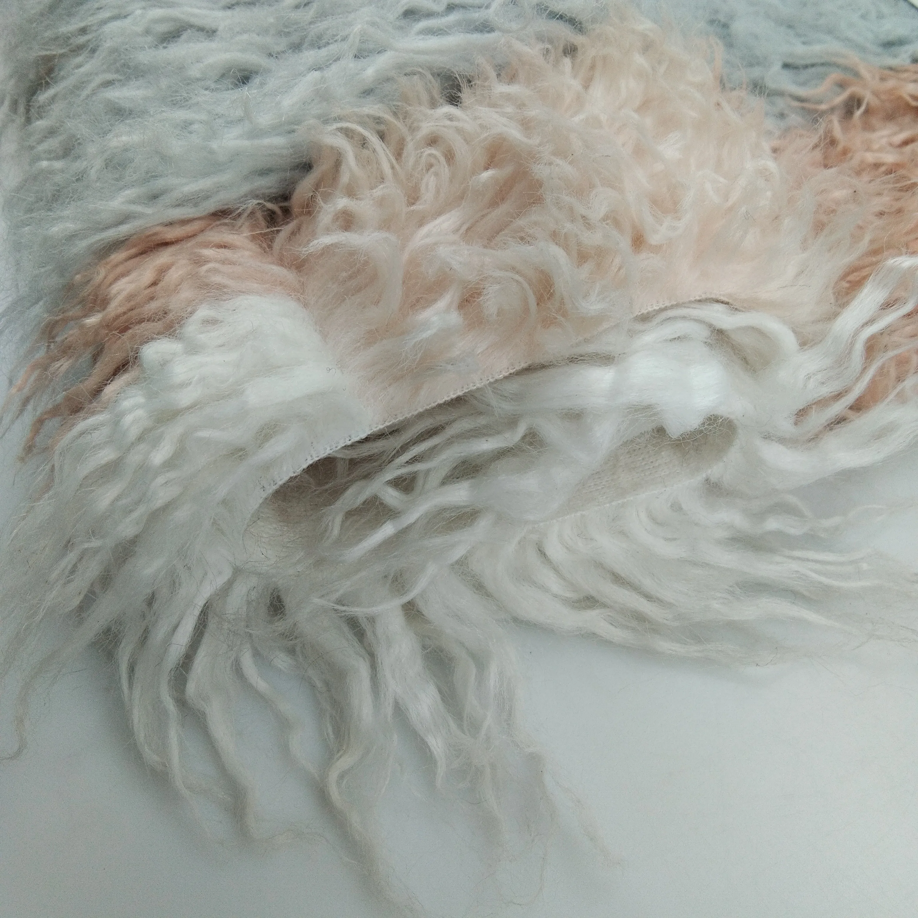 soft jacquard long pile acrylic faux fur fabric for garment/carpet /home textiles /Toy