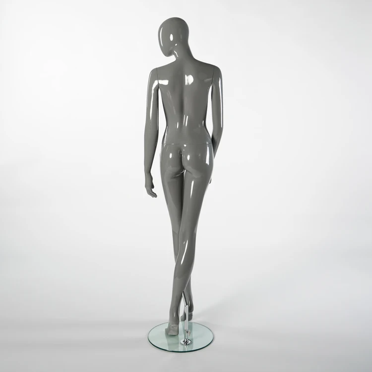 Clothes shop display full body life size female mannequin with egg head wedding dress mannequins for whole sale