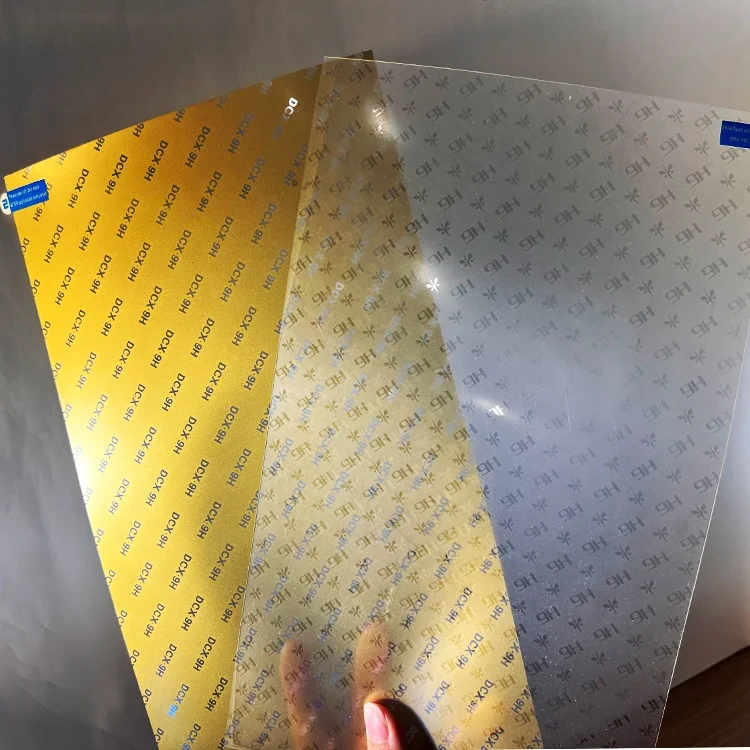 9H anti shock roll material Mobile Phone Flexible screen protector A4 NANO FILM for laser cutting