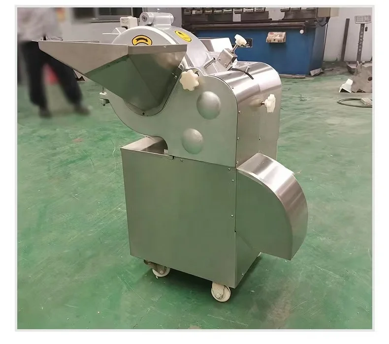 3D Automatic high speed frozen beef meat cube dicer Iberian ham cube cutting machine