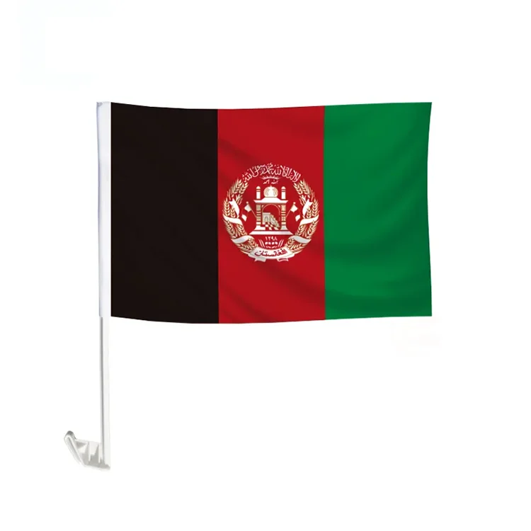 Оптовая продажа афганские автомобильные флаги высокопрочные 100% Полиэстеровые декоративные для окон автомобиля