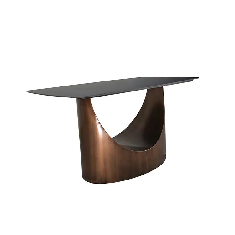 Best Dinning Modern Sintered Stone Coffee Set Rustic Fine Restaurant 2023 Cheap Price Dining Table For Conference