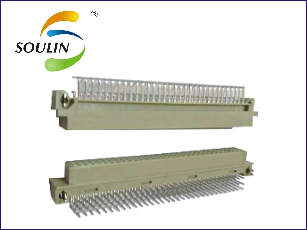 Pitch 5.08mm 3*32Pin three Row Straight female DIN41612