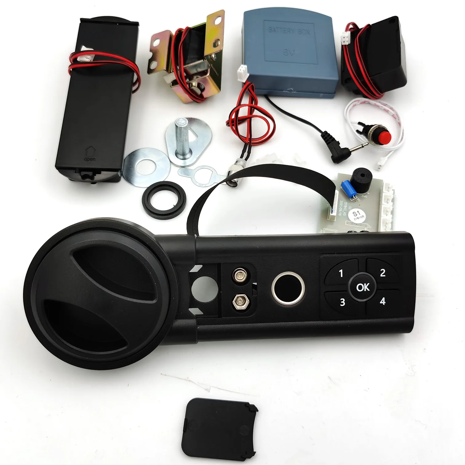 High security horizontal keypad  Digital Keyless Smart Fingerprint  Biometric Safe Cabinet Lock for  safe Storage Locker