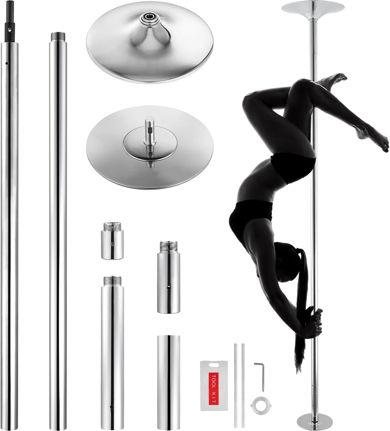 Dance pole for home Fitness Pole for Stripper Dancer Home Dancing Calisthenics Cross-fitness Strength Trainer Full-Body Exercise