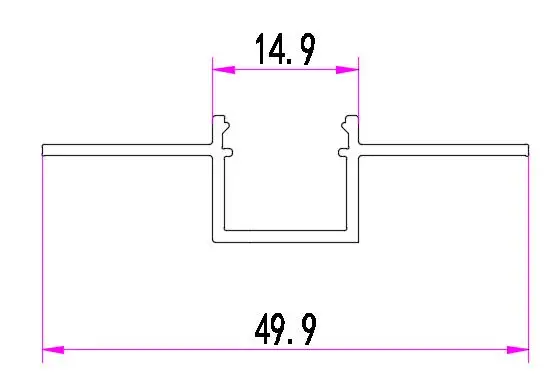 Светодиодная лента потолочный диффузор канал экструдированный алюминиевый профиль