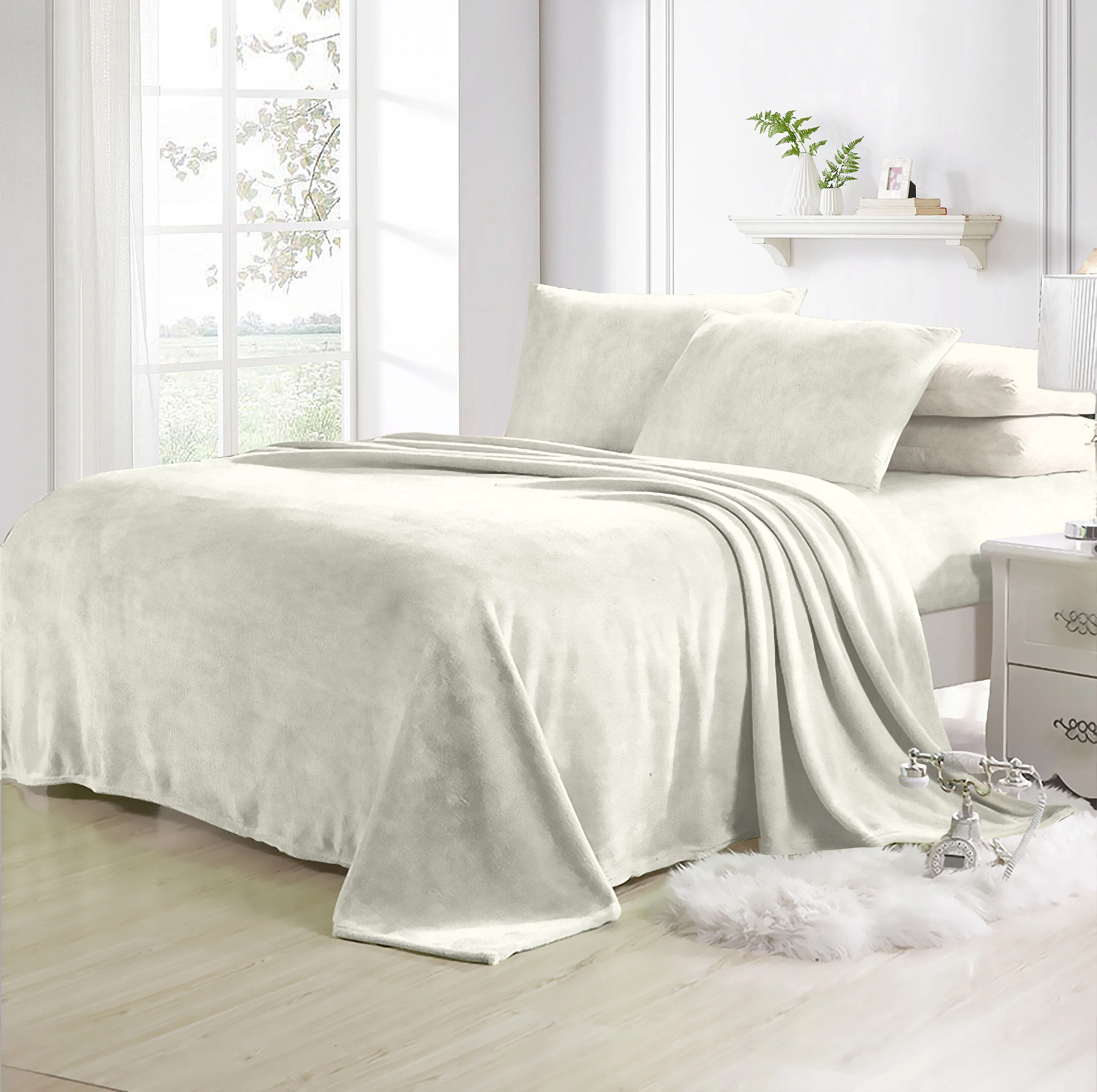 Wholesale High Quality Microfiber Flannel Sheet Set Bedroom Sets Sheets Hotel Sheet Set For Home