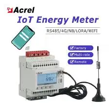 Acrel wireless 3 phase Din rail energy meter LR/2G/4G/NB data transmission for IOT cloud platform remote meter reading