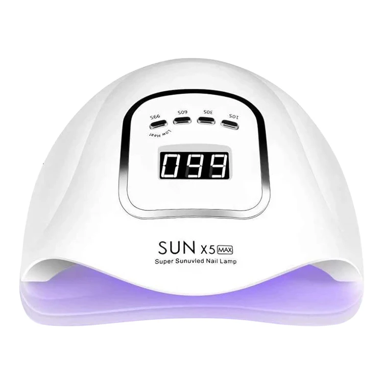 UV LED Nail Lamp 150W Professional Nail Dryer for Gel Nail Polish Curing Lamp with 4 Timer Setting Automatic Sensor LCD Display