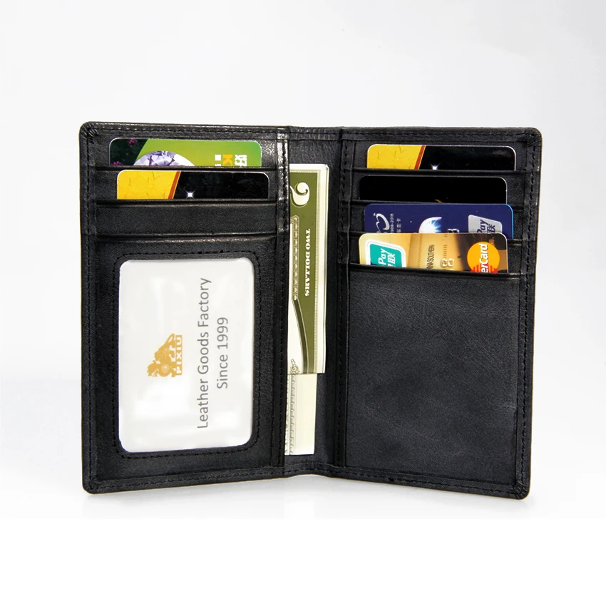 Wholesale Customization Card Holder for Men Case Custom Design Leather Wallet Bifold Coin Purse Men wallets