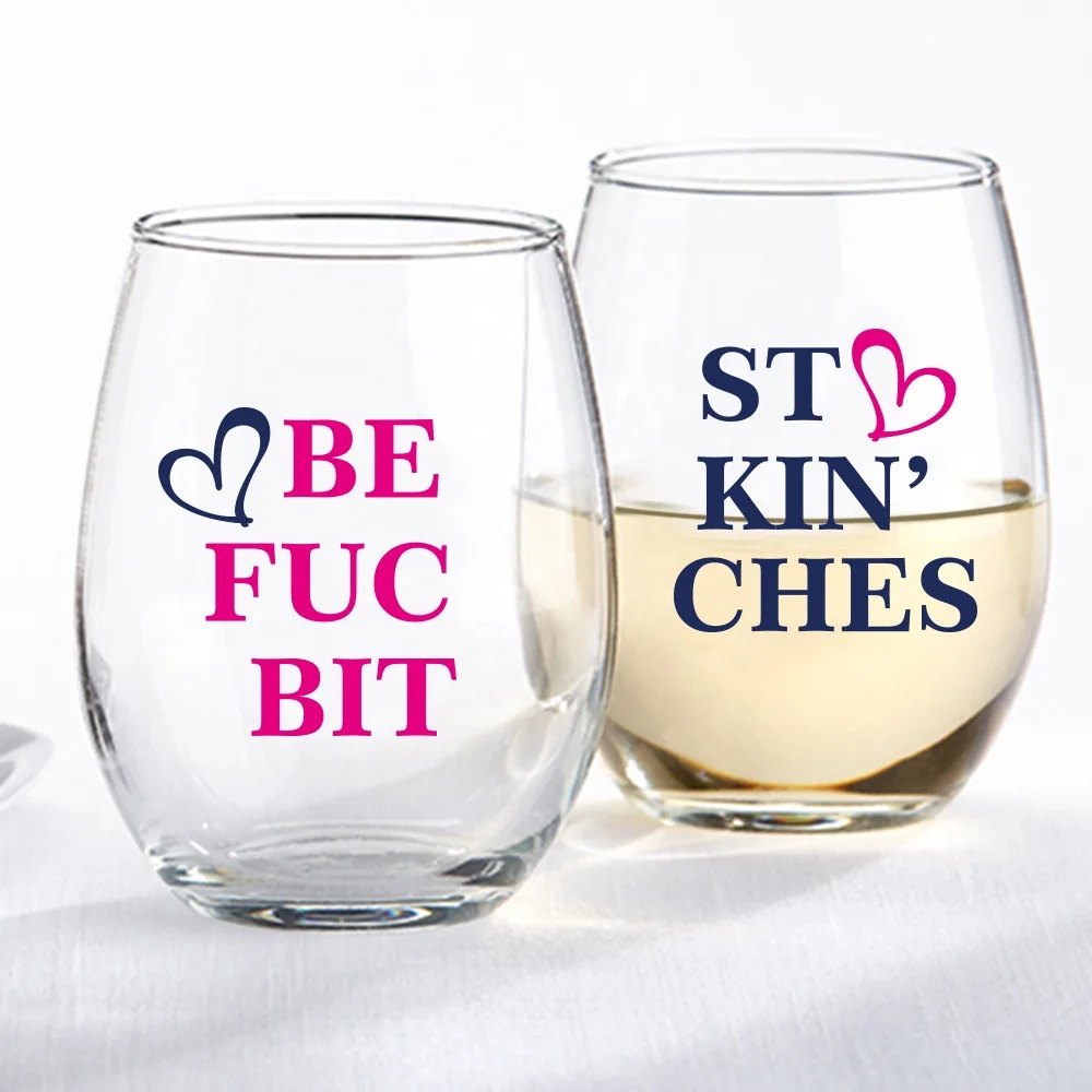 Биоразлагаемые стаканы для вина, стаканы для вина для самолета, стаканы для вина без подставки, персонализированные стаканы для вина без подставки, свадебные