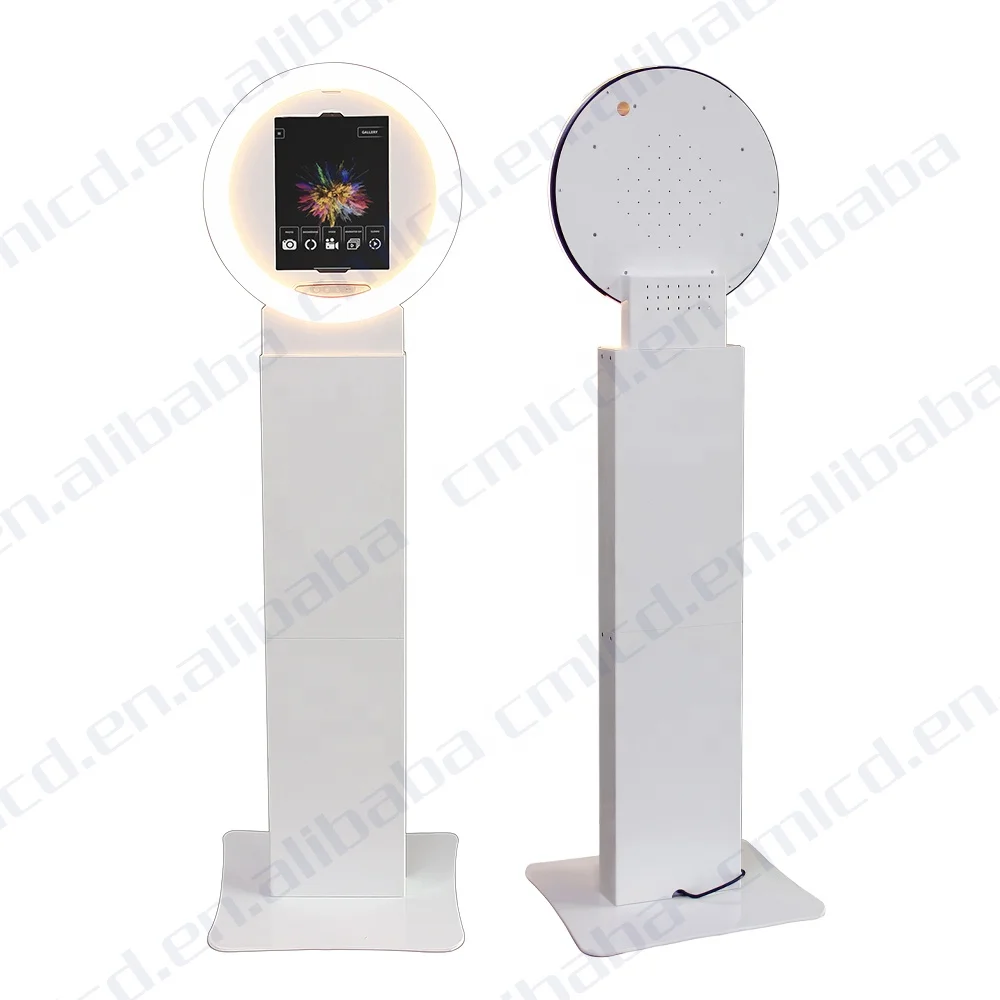 Ipad Photo booth wedding Selfie Video Kiosk Metal Shell Portable 29 inch lcd Screen Display Ipad Photo Booth With Flght Case