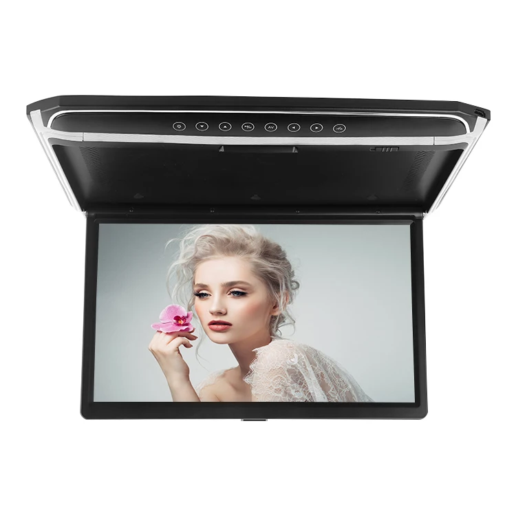 Wholesale Universal 1080P DC12V LED Super Slim 17 inch Smart Ceiling Car TV