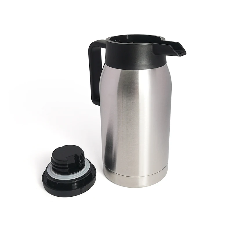 Factory Directly Flasks Vacuum 750ml Insulated Moka Coffee Pot Stainless Steel Water Bottles With Handle