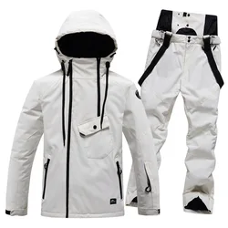 Ski Jacket And Pants Winter Windproof Waterproof Snow Jacket Winter Coat Snowboard Wear Ski Suit