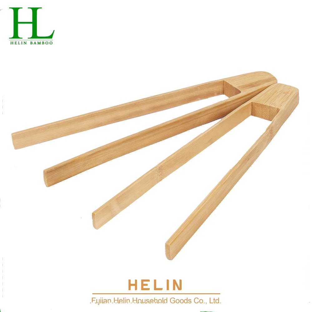 Bamboo Tongs Natural Bamboo Bread Tongs