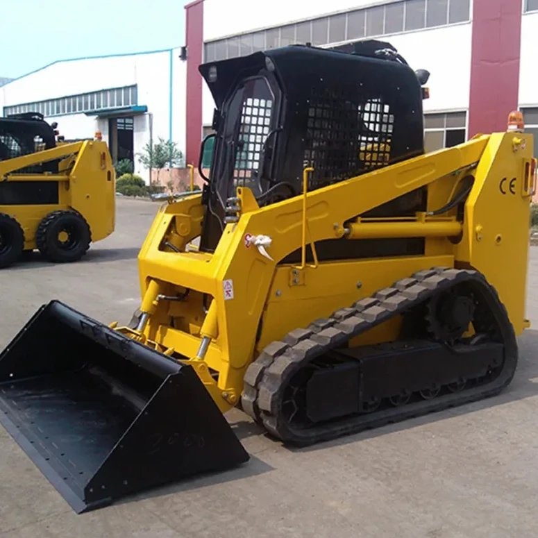 Cheap compact 700kg epa mini skid steer track loader diesel crawler loader made in china