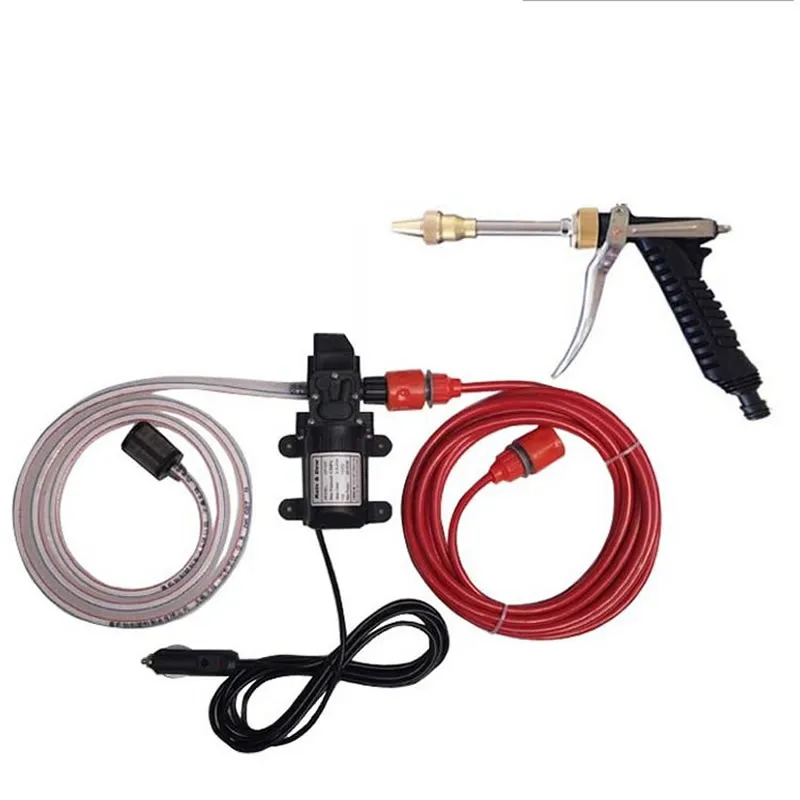 High Pressure Electric Self-Priming Portable Car Wash Pump 12V High-Pressure Car Washer Car Washing Machine