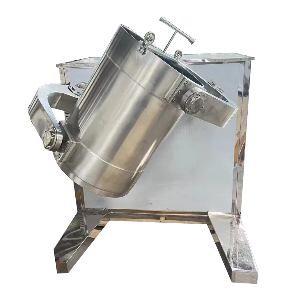 5-500L Laboratory Powder Mixer for Chemical/Mining Grinding/Food Small 3D Dry Mixing Machine