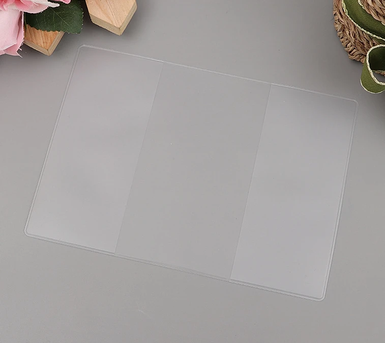 Transparent Passport Cover Clear PVC Passport Holder